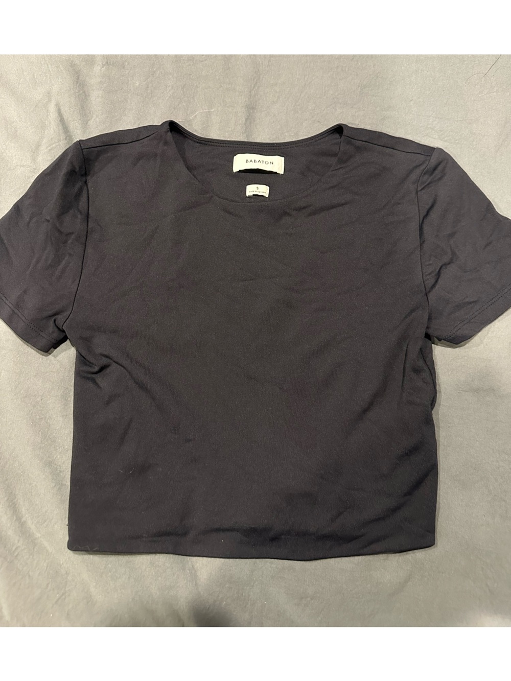 Babaton Woman’s Black Crew Neck T-Shirt